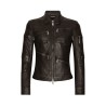 Lambskin Leather Biker Jacket For Men and Women Biker Leather Jackets