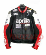 APRILIA Motorcycle / Motorbike Leather Racing Jacket