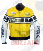 Yamaha Champion Motorcycle Leather Jacket | Champion Racing Style Sport Bike Jacket | Premium Motorbike Riding Gear