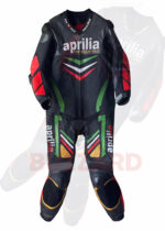 APRILIA PRO MOTORCYCLE MOTORBIKE COWHIDE OR KANGAROO LEATHER RACING SUIT